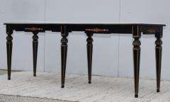 Maison Jansen 1960s Custom Made Long Console With Gold Leaf Top Finish - 1368074