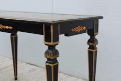 Maison Jansen 1960s Custom Made Long Console With Gold Leaf Top Finish - 1368086