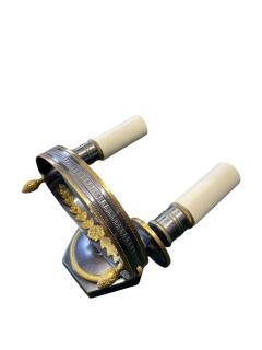 Maison Jansen 1960s Patinated brass sconces by Maison Jansen - 4532893