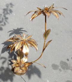 Maison Jansen 1970 Plant Enlightening in Brass Maison Jansen Three Heads - 2392791