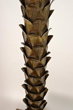 Maison Jansen 20th Century Brass Palm Floor Lamp Attributed to Maison Jansen FR ca 1970 - 4161217