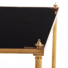 Maison Jansen A French Brass Glass Coffee Table in the manner of Maison Jansen C 1950  - 4651614
