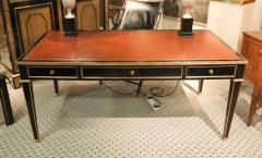 Maison Jansen A French Ebonised Gilded Bronze Writing Table by Maison Jansen circa 1950 - 4391620