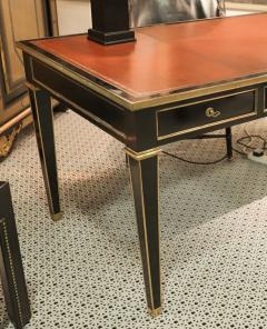 Maison Jansen A French Ebonised Gilded Bronze Writing Table by Maison Jansen circa 1950 - 4391621