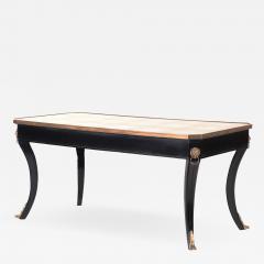 Maison Jansen A French Louis XV style ebonized and gold coffee table in the manner of Jansen - 2203588