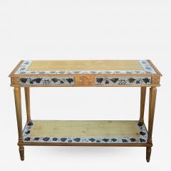 Maison Jansen A French Maison Jansen Neoclassical Style 1940s Eglomise Console Table - 360125