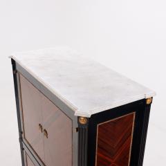 Maison Jansen A partial ebonized four door bar cabinet in the manner of Jansen circa 1940  - 3477319
