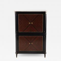 Maison Jansen A partial ebonized four door bar cabinet in the manner of Jansen circa 1940  - 3479088