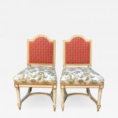 Maison Jansen Antique Maison Jansen Louis XVI Style Side Chairs a Pair - 1914095