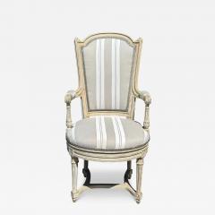 Maison Jansen Antique Maison Jansen Louis XVI Style Swivel Arm Chair - 3527792