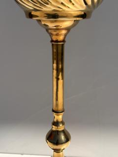 Maison Jansen Brass Champagne Cooler and Planter Vintage Serveware 1970s Design - 4761550