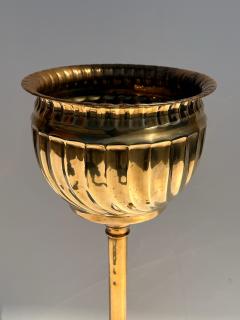 Maison Jansen Brass Champagne Cooler and Planter Vintage Serveware 1970s Design - 4761579