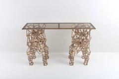 Maison Jansen Brass Console Table in the Style of Antony Gormley - 3377441