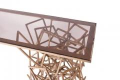 Maison Jansen Brass Console Table in the Style of Antony Gormley - 3377474