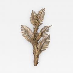 Maison Jansen Brass Maison Jansen Palm Tree Wall Sconce 1970s - 1207090