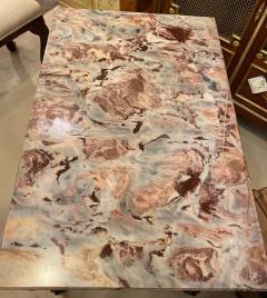Maison Jansen Center Table or Console Louis XVI Jansen Style Stunning Marble Top Gilt Base - 2598420