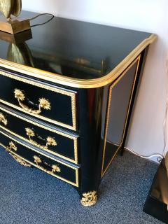 Maison Jansen Chest of Drawers Lacquered and Bronze by Maison Jansen France 1970s - 648803