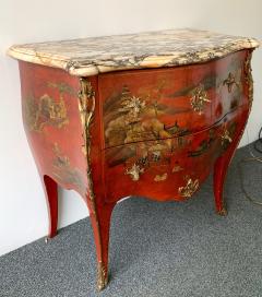 Maison Jansen Commode Louis XV Lacquered Chinoiserie by Maison Jansen France 1960s - 949568