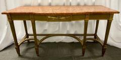 Maison Jansen Console with Six Raised Legs and Marble Top - 4494261