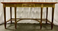 Maison Jansen Console with Six Raised Legs and Marble Top - 4494262