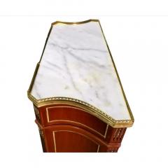 Maison Jansen Directoire Style Maison Jansen Brass Mounted Dry Bar Server W Marble Top - 3561276