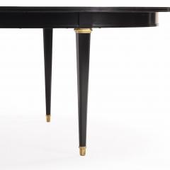 Maison Jansen Ebonized Mahogany Dining Table in the Manner of Maison Jansen C 1940  - 4527675