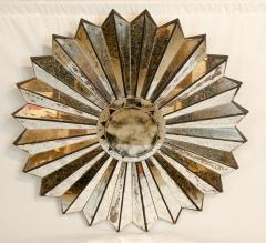 Maison Jansen Eglomise Sunburst Mirror - 3665897