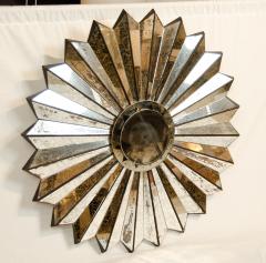 Maison Jansen Eglomise Sunburst Mirror - 3665898