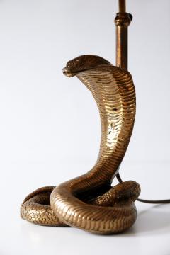 Maison Jansen Exceptional Mid Century Modern Cobra Table Lamp by Maison Jansen France 1970s - 1900623