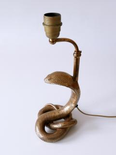 Maison Jansen Exceptional Mid Century Modern Cobra Table Lamp by Maison Jansen France 1970s - 2952752