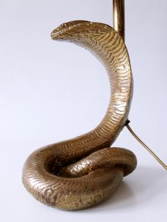 Maison Jansen Exceptional Mid Century Modern Cobra Table Lamp by Maison Jansen France 1970s - 2952754