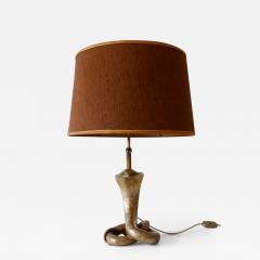 Maison Jansen Exceptional Mid Century Modern Cobra Table Lamp by Maison Jansen France 1970s - 2957131