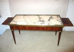 Maison Jansen Expandable French Modern Neoclassical Wood Marble Coffee Table by Maison Jansen - 4088411