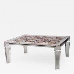 Maison Jansen French 1940s Lucite Rectangular Coffee Table - 439549