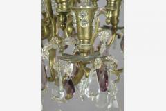 Maison Jansen French 24 Arm Brass and Cut Crystal Chandelier by Bagu s for Maison Jansen - 1811578