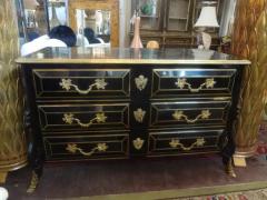 Maison Jansen French Louis XV Style Lacquered Commode Maison Jansen Attributed - 3744230