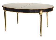 Maison Jansen French Louis XVI Style Ebonized Oval Dining Table - 2800700