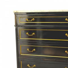 Maison Jansen French Louis XVI Style Jansen Ebonized Chest - 2791744