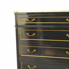 Maison Jansen French Louis XVI Style Jansen Ebonized Chest - 2791744