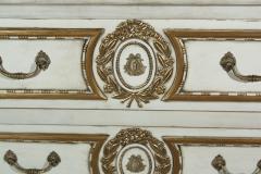Maison Jansen French Louis XVI Style Painted Commode Stamped Jansen - 2491028