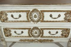 Maison Jansen French Louis XVI Style Painted Commode Stamped Jansen - 2491029