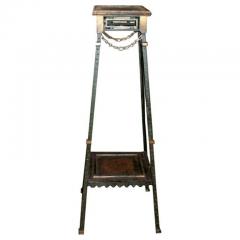 Maison Jansen French Maison Jansen Style Iron and Bronze Pedestal Table - 4505624