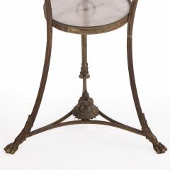 Maison Jansen French Marble and Bronze Gueridon Table in the Manner of Maison Jansen C 1940 - 4641097