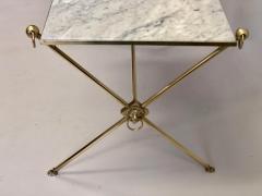 Maison Jansen French Modern Neoclassical Brass and Marble Coffee Table by Maison Jansen - 1707737