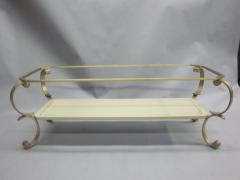 Maison Jansen French Modern Neoclassical Lacquer Glass 2 Tier Cocktail Table Maison Jansen - 4090297