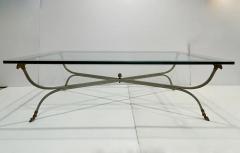 Maison Jansen French Vintage Maison Jansen Coffee Cocktail Table With Ram Head Decor - 4166474