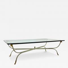 Maison Jansen French Vintage Maison Jansen Coffee Cocktail Table With Ram Head Decor - 4169171