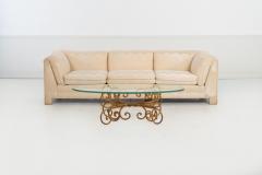 Maison Jansen Gilt Wrought Iron Coffee Table in the Style of Maison Jansen - 4573315