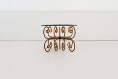 Maison Jansen Gilt Wrought Iron Coffee Table in the Style of Maison Jansen - 4573322