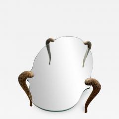 Maison Jansen HOLLYWOOD REGENCY GLASS AND GILT WOOD CABRIOLE LEG COFFEE TABLE - 2360896